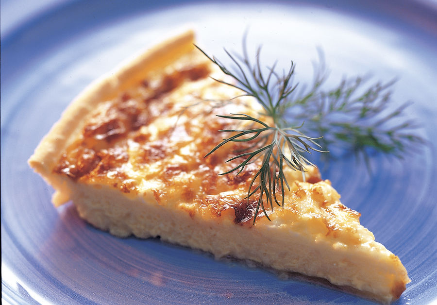 Spicy Gruyère cheese tart