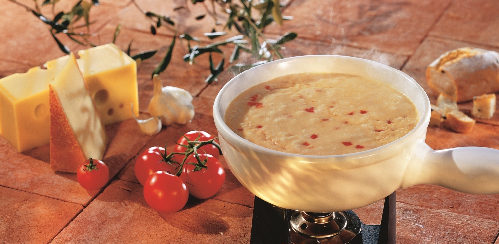 Valaisan Fondue with Tomatoes