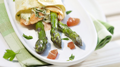 Asparagus in Pasta with Gruyère AOP