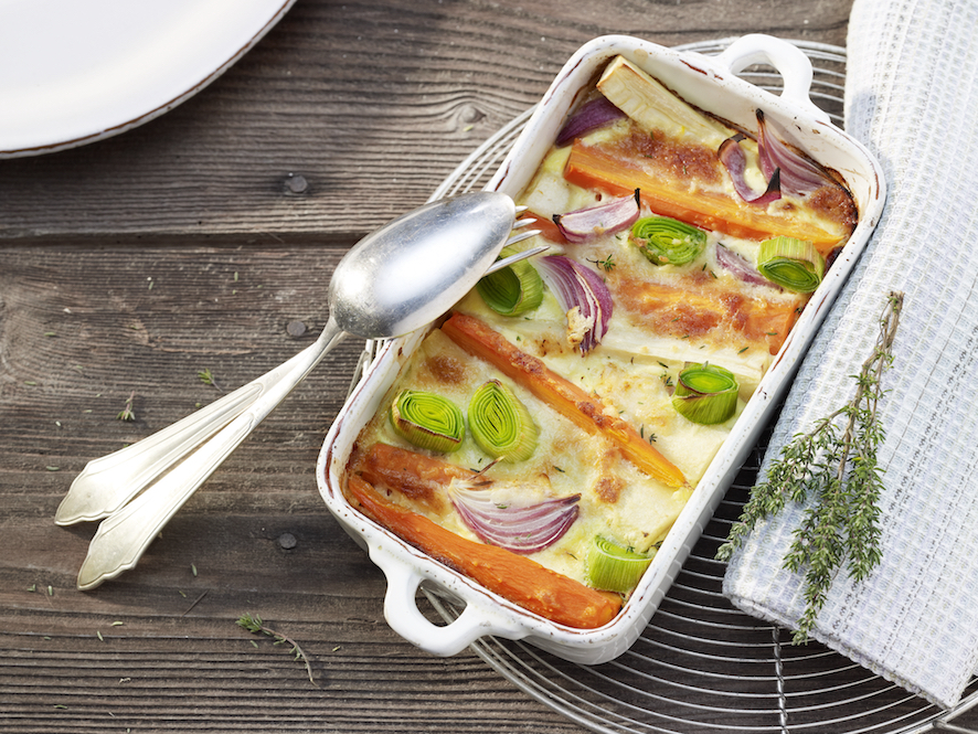 Parsnip and horseradish soufflé with Gruyère AOP