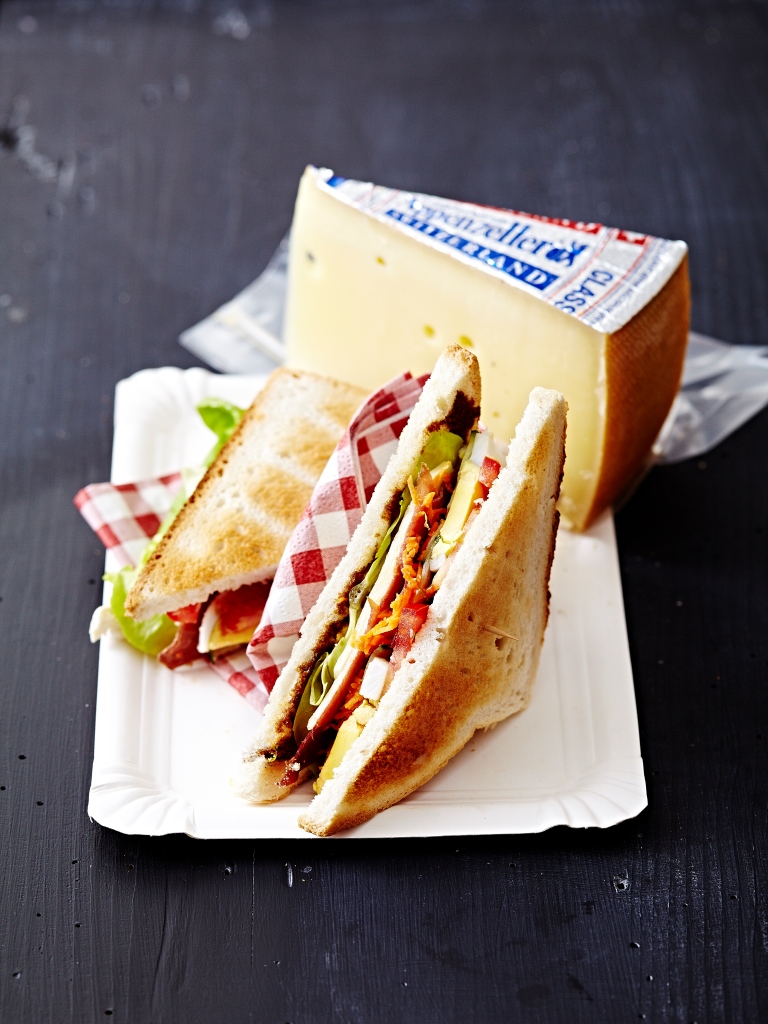Swiss Club Sandwich with Appenzeller® and dried beef