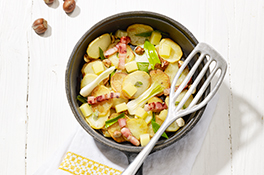 Potato stir-fry with Emmentaler AOP