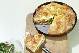 Spinach pie with Emmentaler AOP