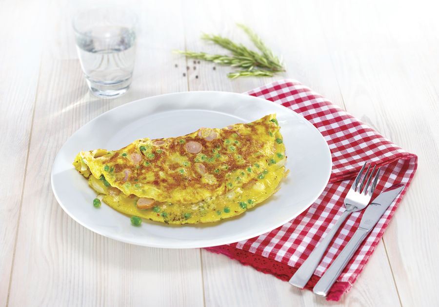 Raclette omelette