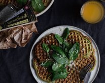 Appenzeller®- og spinatvafler